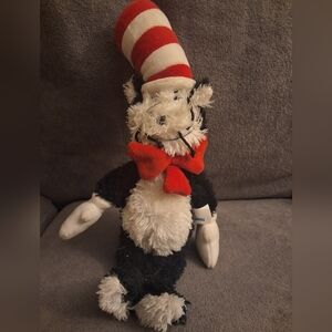 Dr. Seuss The Cat in the Hat Shaggy Plush Stuffed Animal ~ 12”